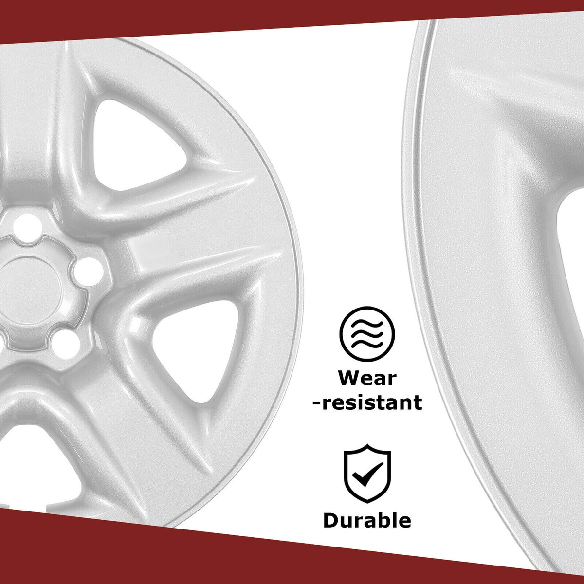 2006-2012 Toyota RAV 4 RAV4 16 5-spoke Slver Hubcap Wheelcover Wheel