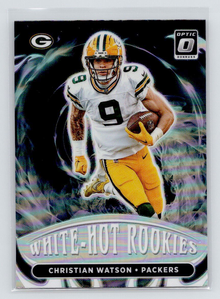 2022 Donruss Optic #WHR-7 Christian Watson White Hot Rookies