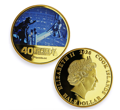 2020 COOK IS. 50c STAR WARS 40th ANNIV ESB SET OF 3 GOLD GILT - NGC PF68 UC COIN - Picture 12 of 15