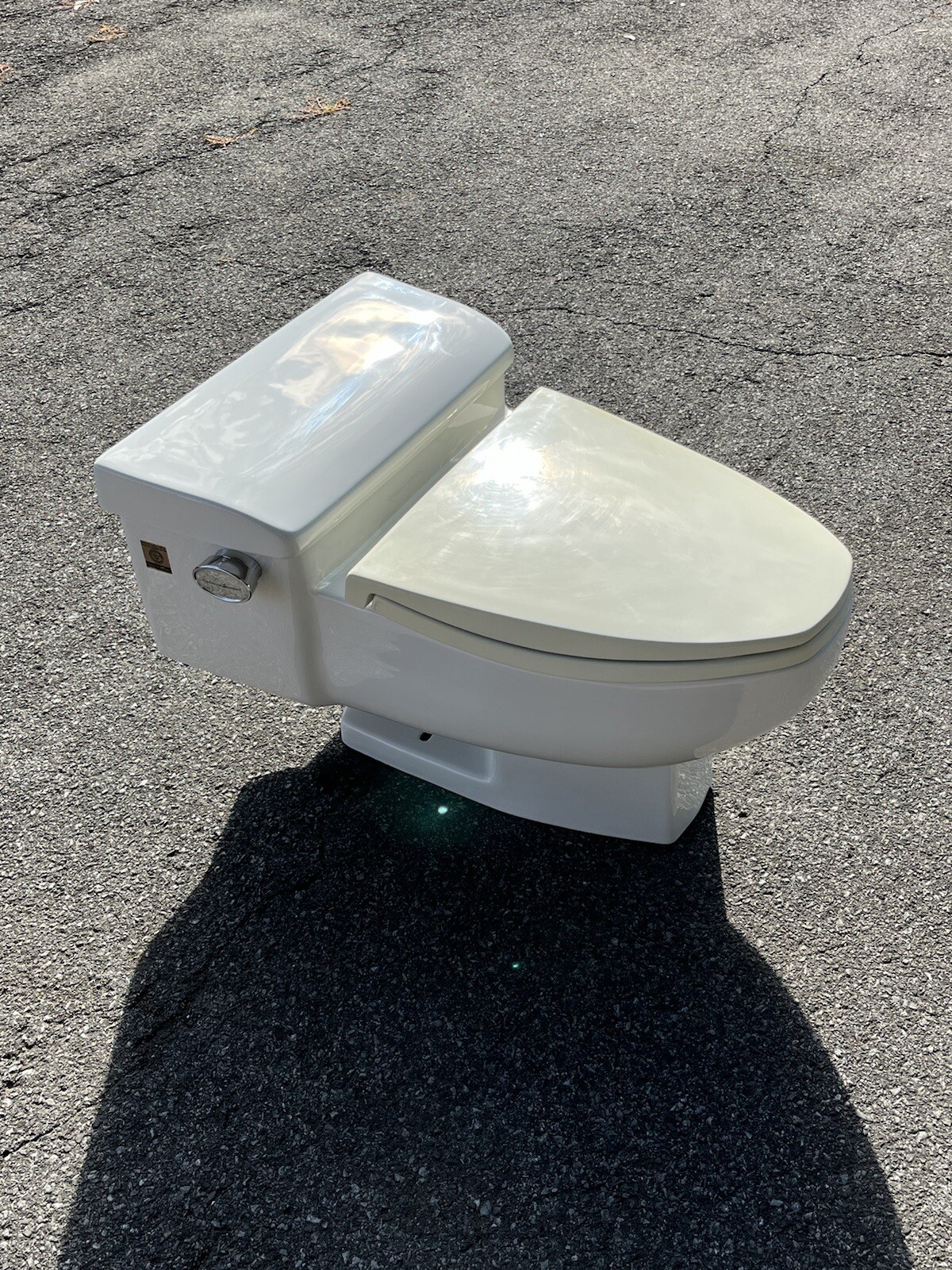 Vintage American Standard Lowboy Toilet Unique Low Profile eBay