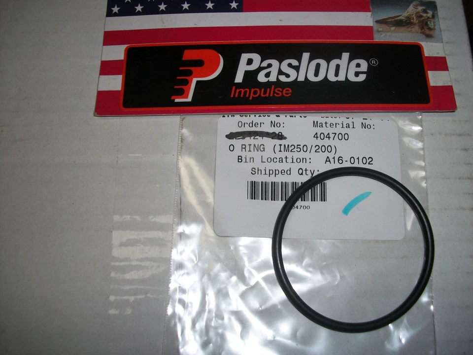 "NEW GENUINE" PASLODE Part # 404700 O Ring Fits 900400 + 900078