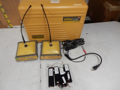Topcon Hiper+ Surveying GPS - Rover & Base Set  Hard Case 01-840801-01