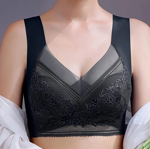 Women Posture Correcting Bra, Wireless Push-Up Ergonomic Comfort Crossover - Picture 5 of 18