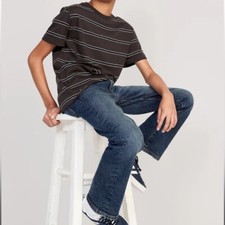 Youth 16 Parasuco Distressed Faded Denim Straight Leg Jeans 28" x 31"