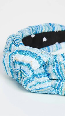 NWT Lele Sadoughi Knit Veronica Azul NWT LELE SADOUGHI Knit Veronica Blue Headband | eBay main image 2