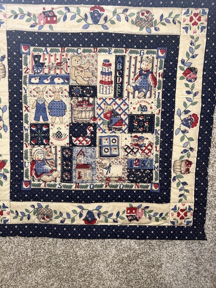 Handmade Quilt Wall Hanging Primitive Country Theme eBay