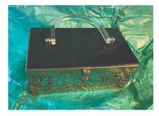 Vintage Clear Lucite Purse