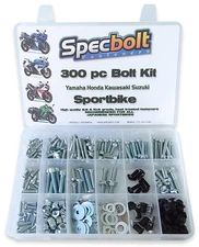 Specbolt Street Sport Bike 300pc Bolt Kit Honda Yamaha Suzuki Kawasaki Fasteners