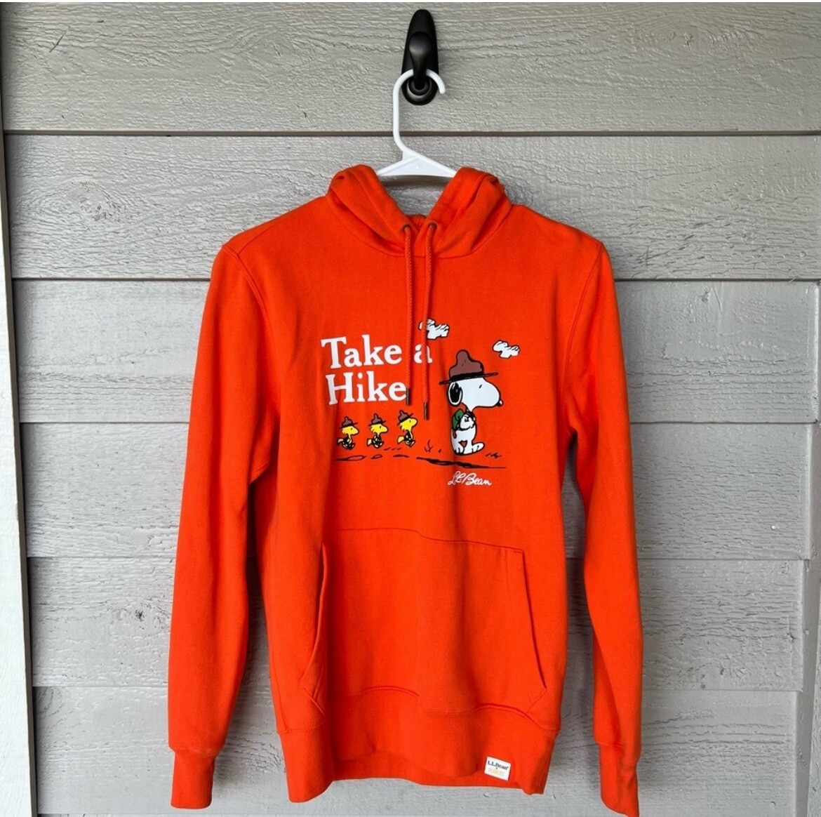 L.L.Bean x Peanuts Limited Edition Take a Hike Hoodie for Men in XS