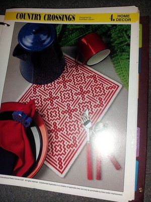 Plastic Canvas Country Crossings pattern | eBay