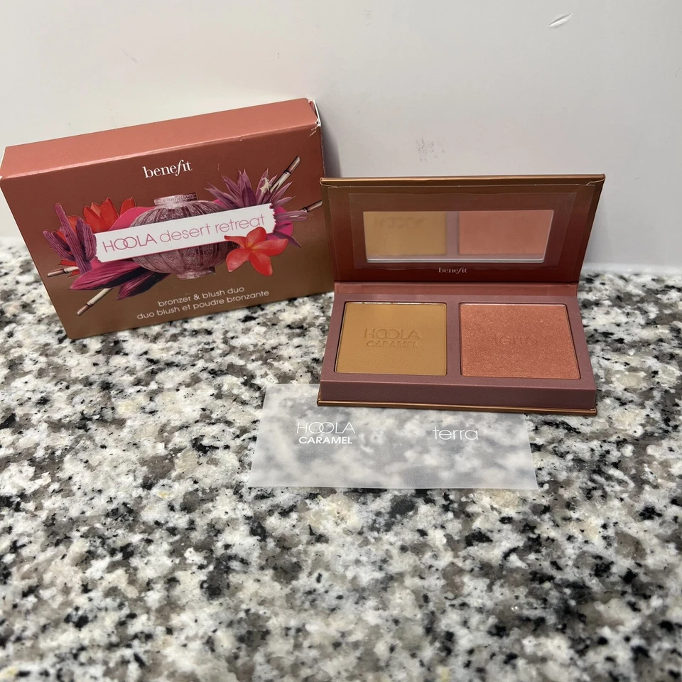 BENEFIT COSMETICS HOOLA Desert Retreat BRONZER & BLUSH DUO: New! 3 Avail - Image 3 of 3