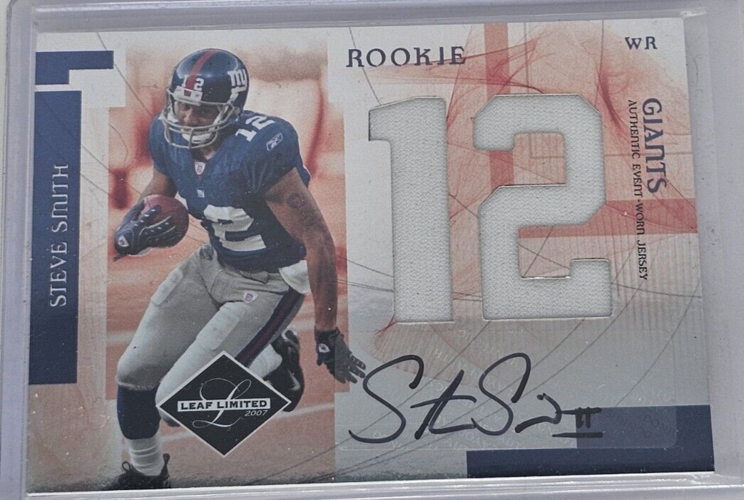 2007 Leaf Limited Phenoms Spotlight 11/25 #RJ-20 Steve Smith 2007 Leaf Limited Phenoms Spotlight 11/25 #RJ-20 Steve Smith