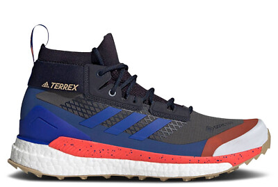 ADIDAS Men s Terrex Free Hiker GTX Sneakers Bold Blue Legend Ink 7 US $225+
