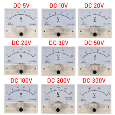 1 Stks 6L2-V 250V 300V 450V 500V 750V AC Analoge Meter Panel Gauge AC Voltmeter Voltmeter Voltimetro Pointer (Grootte: 450V