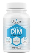 DIM Advance Plus BioPerine for Menopause, Estrogen Metabolism & Balance 460mg
