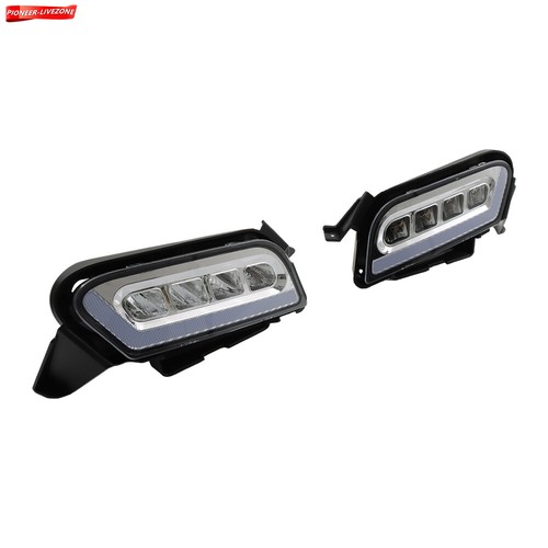 Golf Cart LED Headlight & Tail Light Kit For Club Car Tempo 2018-up - Picture 7 of 10