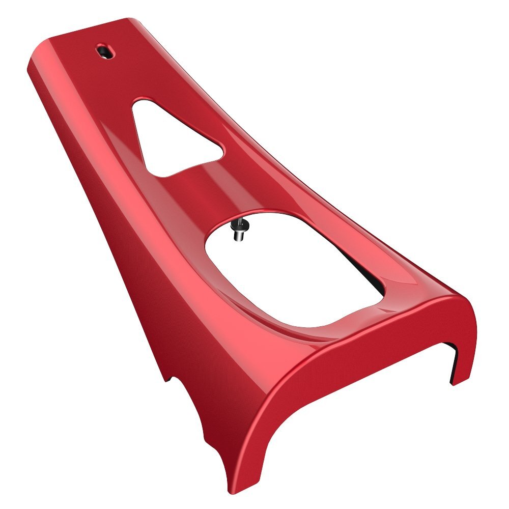 Advanblack Wicked Red ABS Chin Spoiler Fits 2017+ M8 Harley