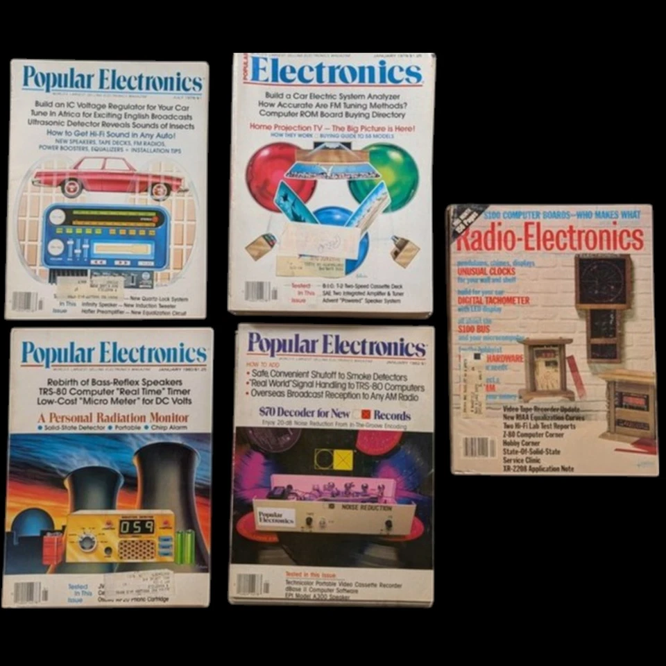 Lot of 26 Popular Electronics and Radio Electronics Vintage Magazines 1978-1982 - Image 2 of 2