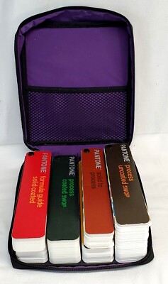 PANTONE Color Formula FAN GUIDES 1st Ed & Carrying Case COATED