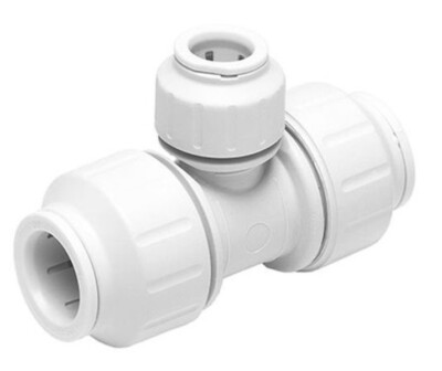 5 x Speedfit 15-15-10mm Abzweig reduzierte T-Stücke. Reduzier T-Shirt John Guest PEM3015AW