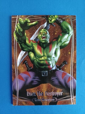 2015 MARVEL MASTERPIECES DRAX THE DESTROYER #54 BASE CARD #736/1499