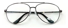 Aviator Progressive Clear Lens No Line Reading Glasses Tri-Focal Reader Spring