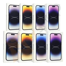 Original BOX for Apple iPhone 14 Pro /Pro Max with Sticker & Manuals - All Color