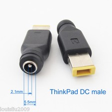 1pc 5.5x2.1mm to Charger converter Adapter For Lenovo ThinkPad X1 Carbon X240