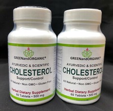 2PK Cholesterol Support Supplement Lower LDL Triglyceride USA Made GREEN&ORGANIC
