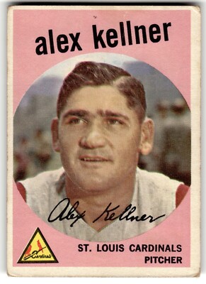 1959 Topps - Alex Kellner #101