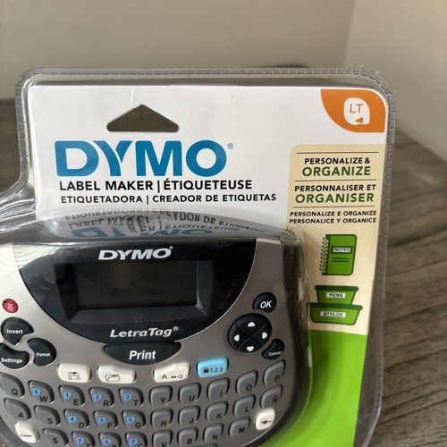 NEW Dymo LetraTag LT-100T Portable Handheld Label Maker Compact Sticker Printer - Picture 2 of 12
