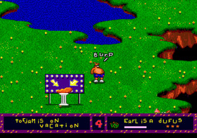 Toejam And Earl - Sega Genesis Game Toe Jam Complete
