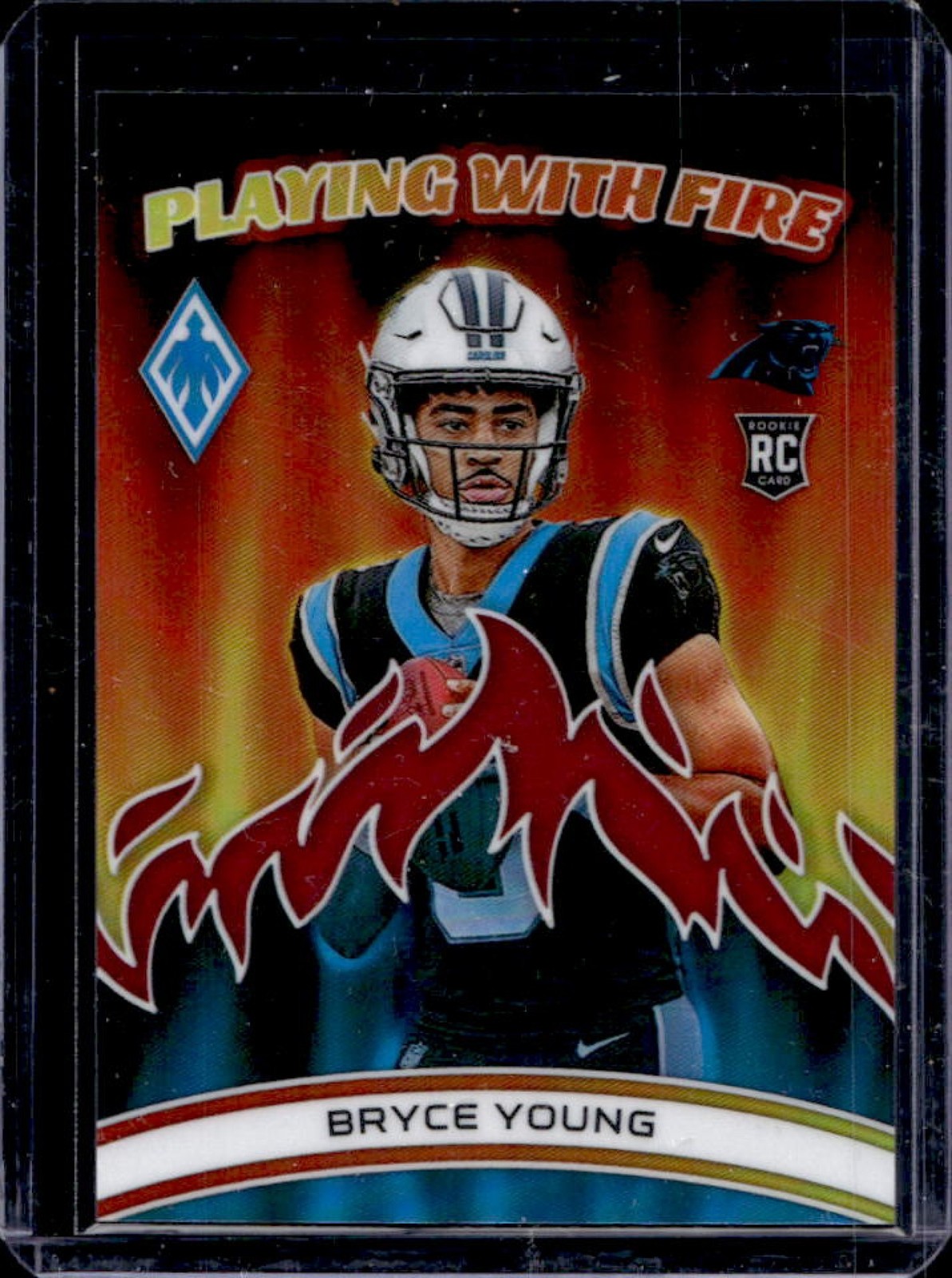 2023 Phoenix Bryce Young Playing With Fire RC Red Rookie #86/199 Panthers