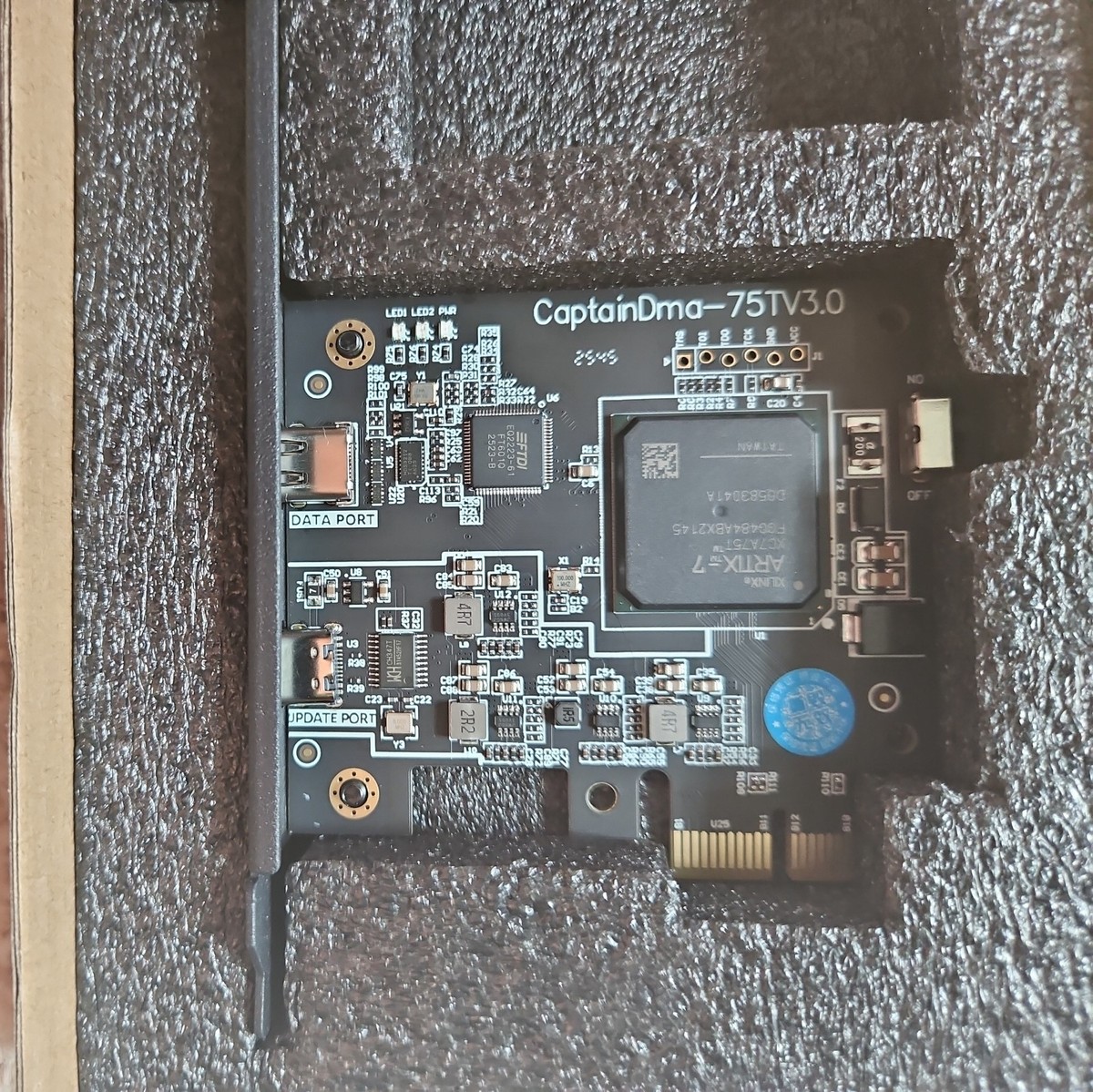 CaptainDMA 75T V3.0 PCIe FPGA DMA Board – Excellent | eBay