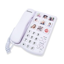 Excelltel Big Button Phone for Seniors Corded Landline Telephone with Handsfree