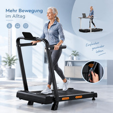 16% Steigung Laufband 10 km/h, 2,5 PS Motor, 12 Programme, Klappbar f&uuml;r Zuhause