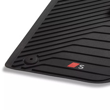 Original Audi A5 FU "S Logo" Gummifußmatten Set vorne 8B1061221A NEU & OVP