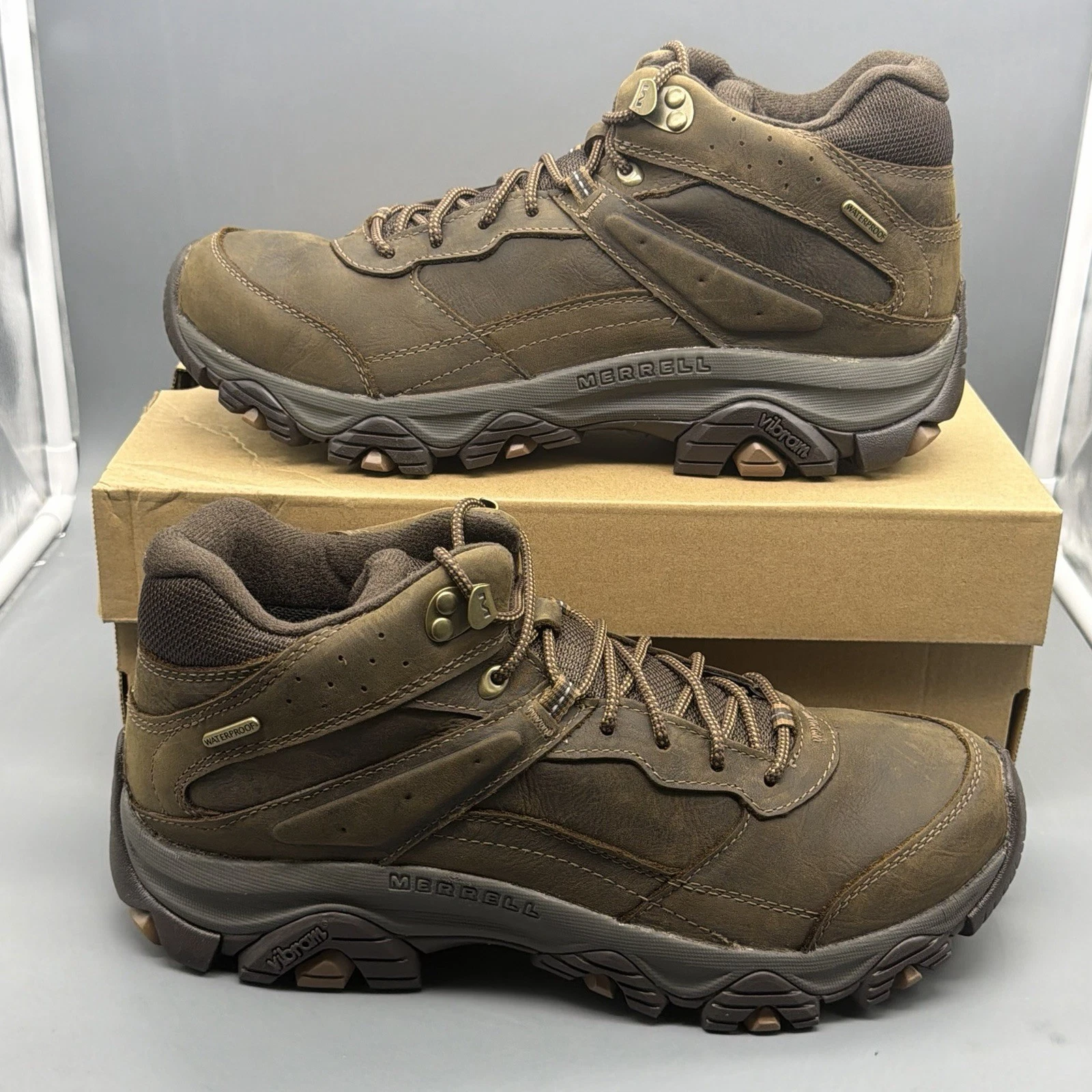 Merrell Moab Adventure 3 Mid Waterproof Men’s 10 M Earth Brown Hiking Boots NWB!
Opens in a new wind
