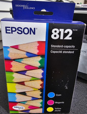 NEW EPSON 812 Durabrite Ultra Ink Standard Capacity Color Combo Pack T812520-S 