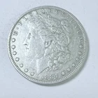 1884 $1 MORGAN SILVER ONE DOLLAR, VF VERY FINE CONDITION 90% SILVER  #9093