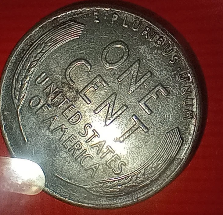 1943 Steel Wheat Penny No Mint Mark - Image 3 of 4