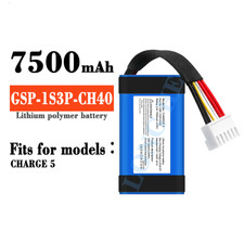 Battery Replacement For JBL Charge 5 Charge5 Speaker 7500mAh GSP-1S3P-CH40