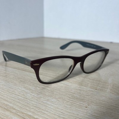 Ray-Ban RB7032 5771 LiteForce Eyeglasses Maroon Gray Frames ONLY 52-17-145