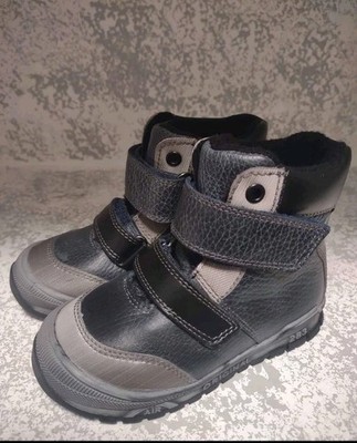 NEW Marko EU Brand Toddler Leather and Wool Winter Boots Easy Closure Size 9.5