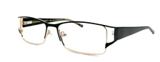 NEW CHELSEA MORGAN CM 202240 BLK/GLD BLACK/GOLD AUTHENTIC EYEGLASSES 53-16-135