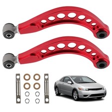 2x Adjustable Alignment Rear Camber Arms For 2006-2015 Honda Civic Sedan Coupe