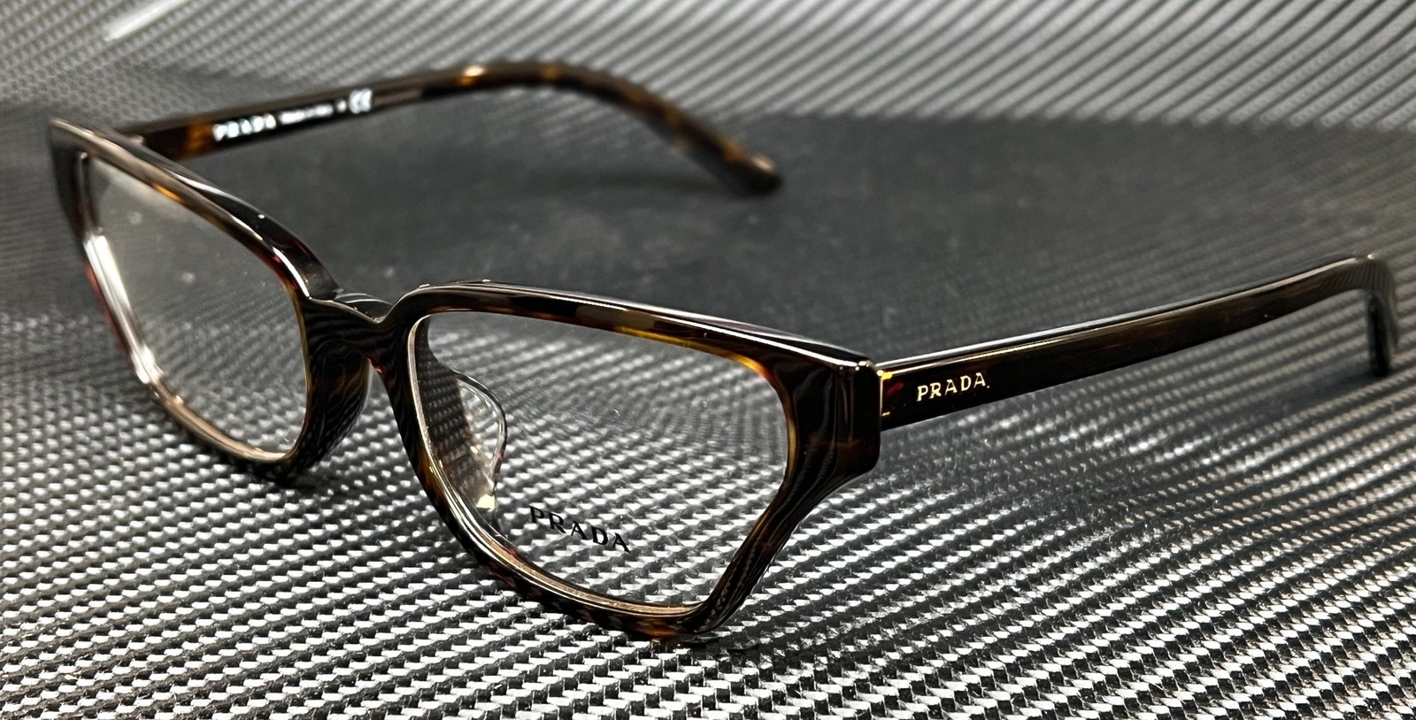 PRADA PR 04XVF 2AU1O1 Havana Cat Eye Women's 54 mm Eyeglasse