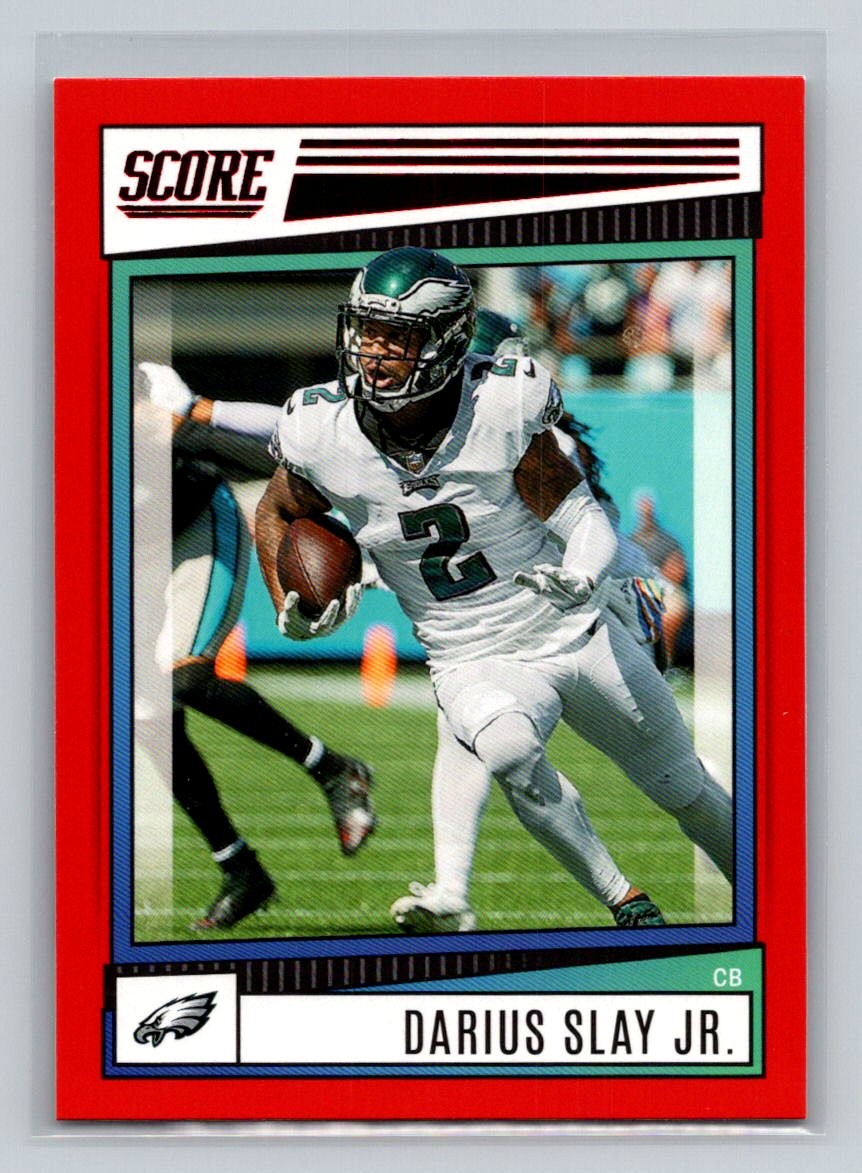 2022 Score Red #247 Darius Slay Jr. Philadelphia Eagles Football Card