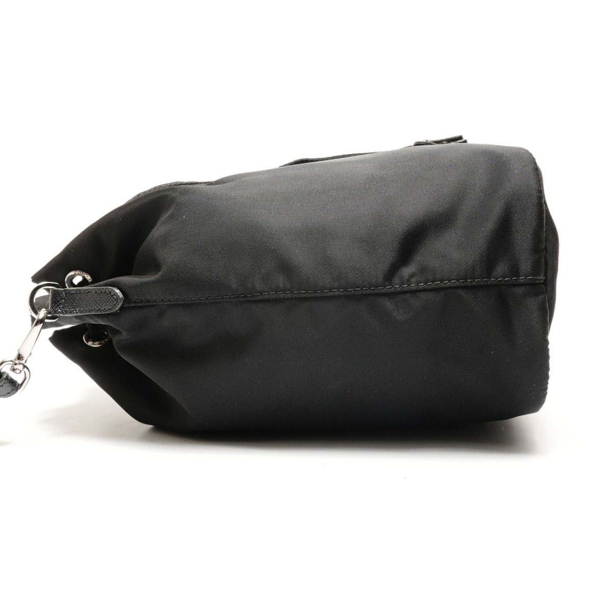 PRADA Handbag Re Nylon Pouch Black Used thumbnail 3