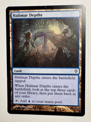 Halimar Depths (137/145) LP Worldwake Magic MTG LAND